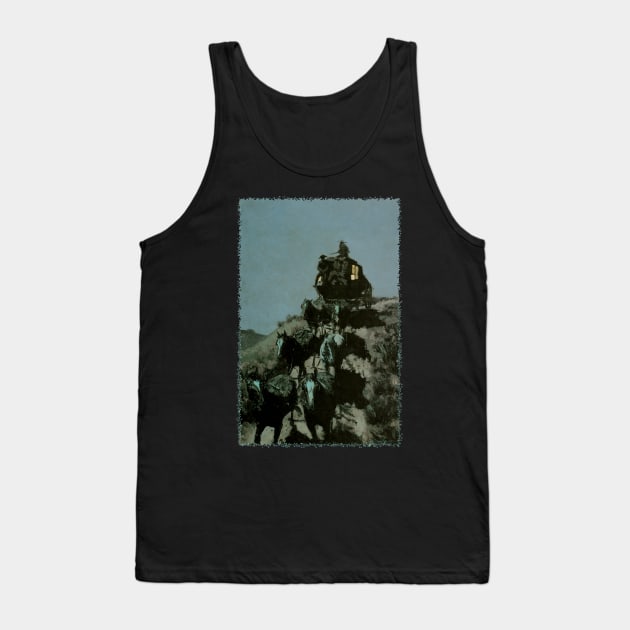 Stagecoach by Frederic Remington Tank Top by MasterpieceCafe